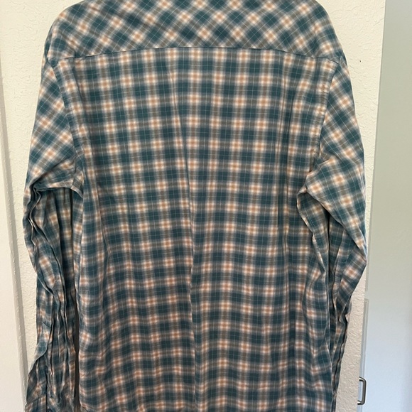 RVCA Plaid Long Sleeve Collared Shirt - Picture 2 of 4